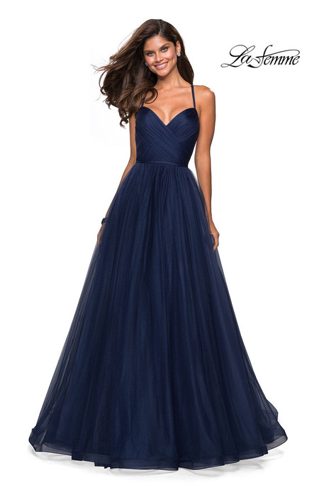 La Femme Navy Dress